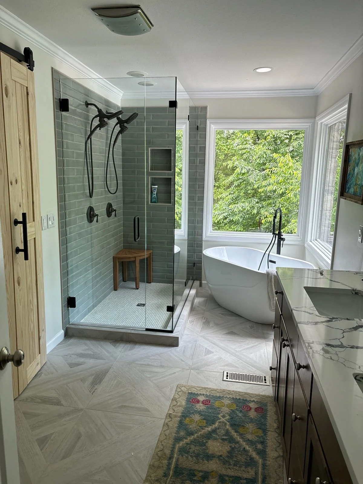 Bathroom remodel from the El King project collection