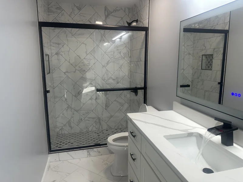 El King bathroom renovation